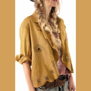 Magnolia Pearl Riverwater Native Leather Jacket NWT